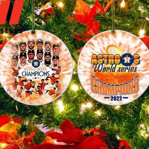 Cheap Houston Astros World Series Champions 2022 Christmas Ornament, Baseball Christmas Ornaments