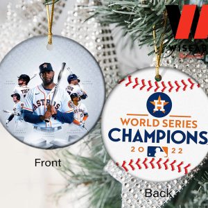 Houston Astros World Series 2022 Christmas Ornament, MLB Christmas Ornament