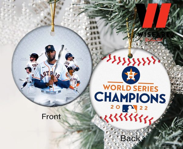 Houston Astros World Series 2022 Christmas Ornament, MLB Christmas Ornament