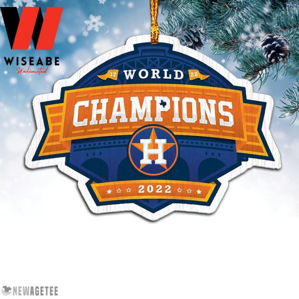 Unique MLB Houston Astros World Series Champions 2022 Christmas Ornament