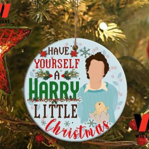 Cheap Have Yourself A Harry Little Christmas Blue Shirt Harry Styles Ornament