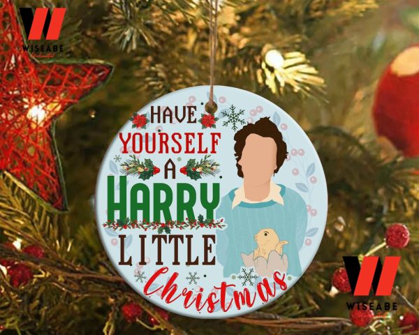Cheap Have Yourself A Harry Little Christmas Blue Shirt Harry Styles Ornament