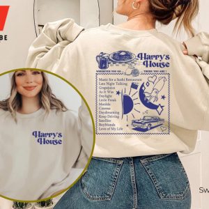 Cheap Harry House Album Harry Styles Two Sides Sweatshirt, Harry Styles Merch