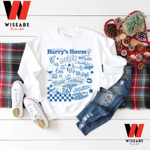 Cheap Blue Harry House Tracklist Harry Styles Sweatshirt,Harry Styles Merchandise