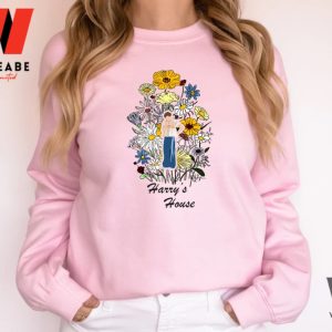 Cheap Harry House Harry Styles Flowers Sweatshirt, Harry Styles Merchandise