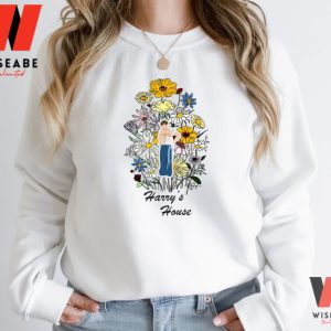 Cheap Harry House Harry Styles Flowers Sweatshirt, Harry Styles Merchandise