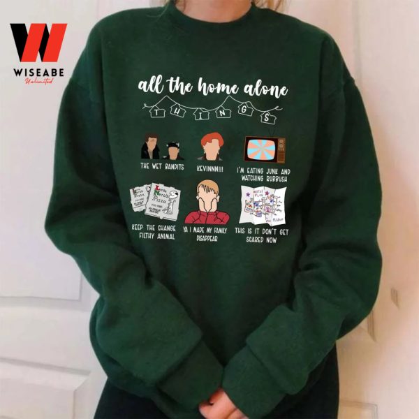 Cheap All The Home Alone Things Christmas Sweatshirt