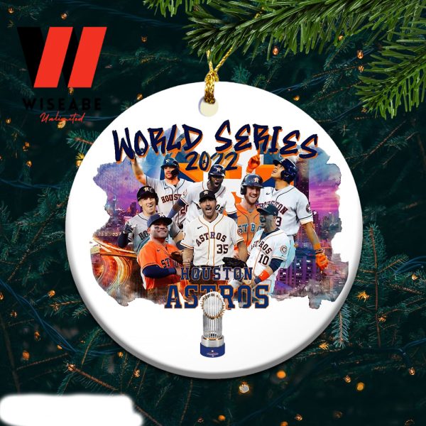 MLB Baseball Team Houston Astros World Series 2022 Christmas Ornament