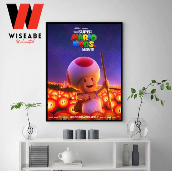 New The Super Mario Bros Movie 2023 Toad Poster