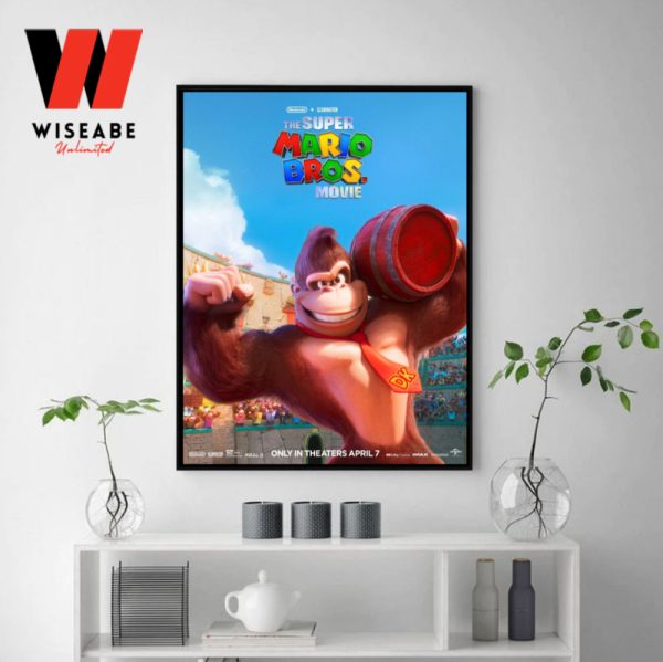 New The Super Mario Bros Movie 2023 Donkey Kong Poster