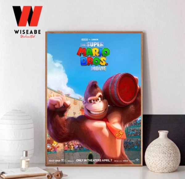 New The Super Mario Bros Movie 2023 Donkey Kong Poster