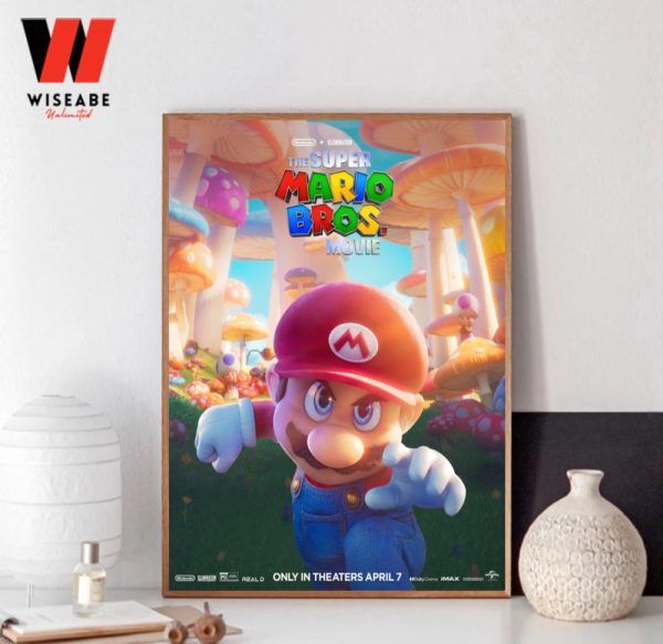 New The Super Mario Bros Movie 2023 Mario Poster