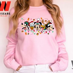 Disney Friends And Mickey Mouse Christmas Sweatshirt