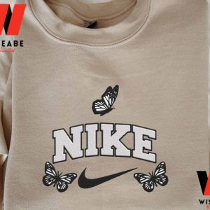 Cheap Embroidered Butterfly Nike Logo Sweatshirt