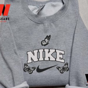 Cheap Embroidered Butterfly Nike Logo Sweatshirt