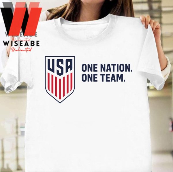 Unique One Nation One Team US Soccer T Shirt