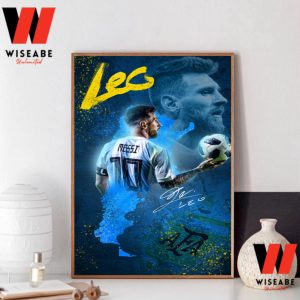 Cheap Argentina Soccer Team Leader Lionel Messi World Cup Poster