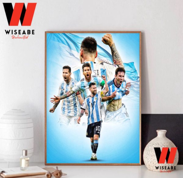 Hot Lionel Messi Argentina National Football Team Poster