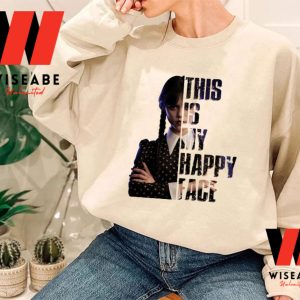 Vintage This Is My Happy Face Wednesday Addams 2022 Sweatshirt