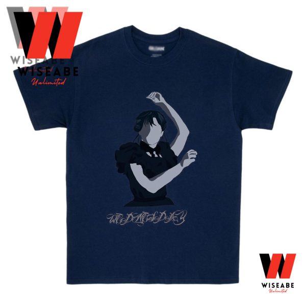 Unique Dancing With Jenna Ortega Wednesday Addams T Shirt