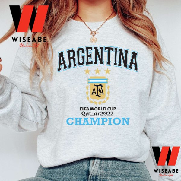 Vintage Argentina World Cup Champions 2022 Quatar Sweatshirt