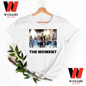 Cheap Argentina World Cup Champions 2022 The Moment T Shirt