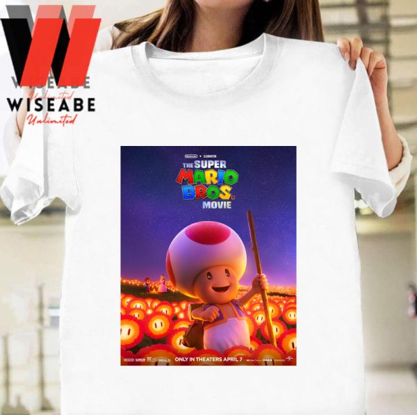 Cheap Toad Super Mario Bros Movie 2023 T Shirt