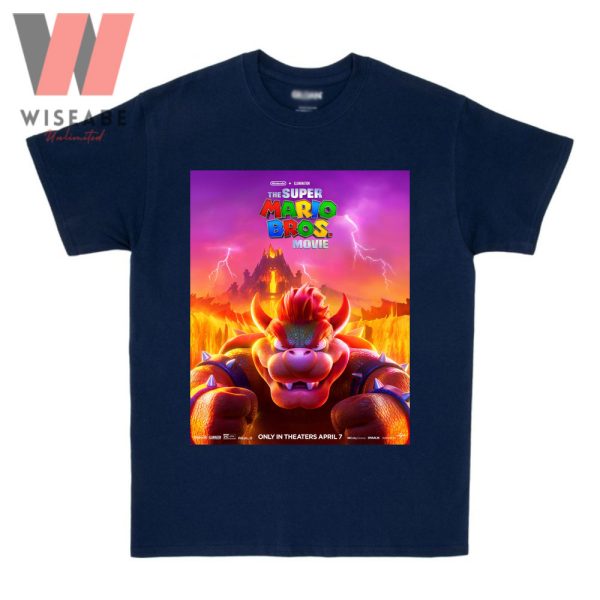 Cheap Bowser Super Mario Bros Movie 2023 T Shirt