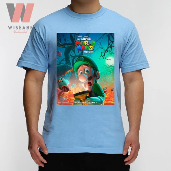 Cheap Luigi Super Mario Bros Movie 2023 T Shirt