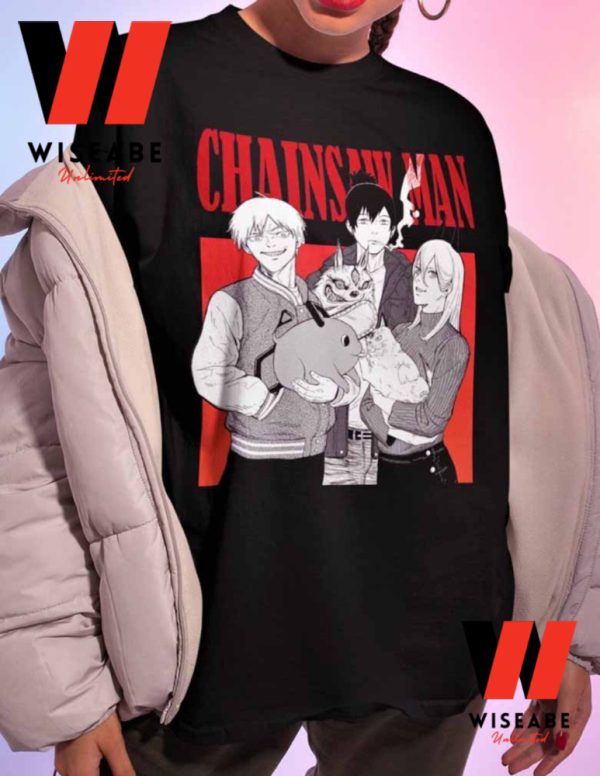 Cheap Power Aki Hayakawa And Power Chainsaw Man Anime T Shirt