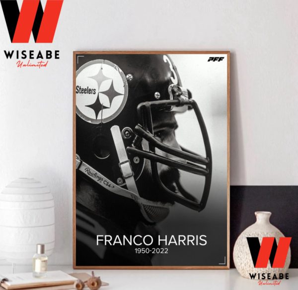 Memorial NFL Pittsburgh Steelers Franco Harris Poster