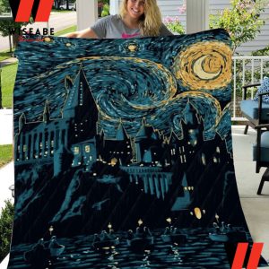 Unique Harry Potter Starry Night Hogwarts Blanket, Harry Potter Gifts