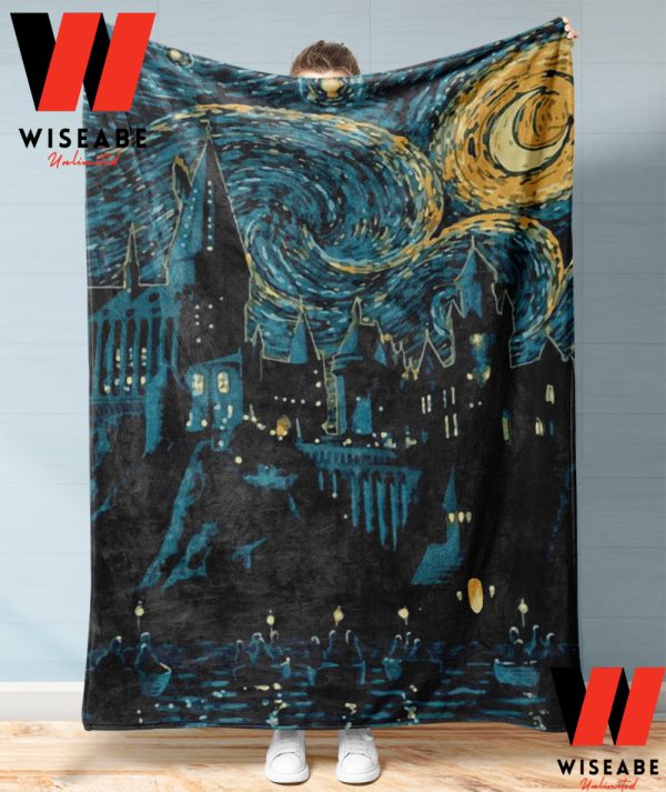 Unique Harry Potter Starry Night Hogwarts Blanket, Harry Potter Gifts