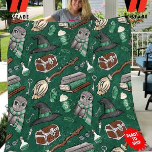 Magic Things Of Slytherin Harry Potter Blanket, Gifts For Harry Potter Fans