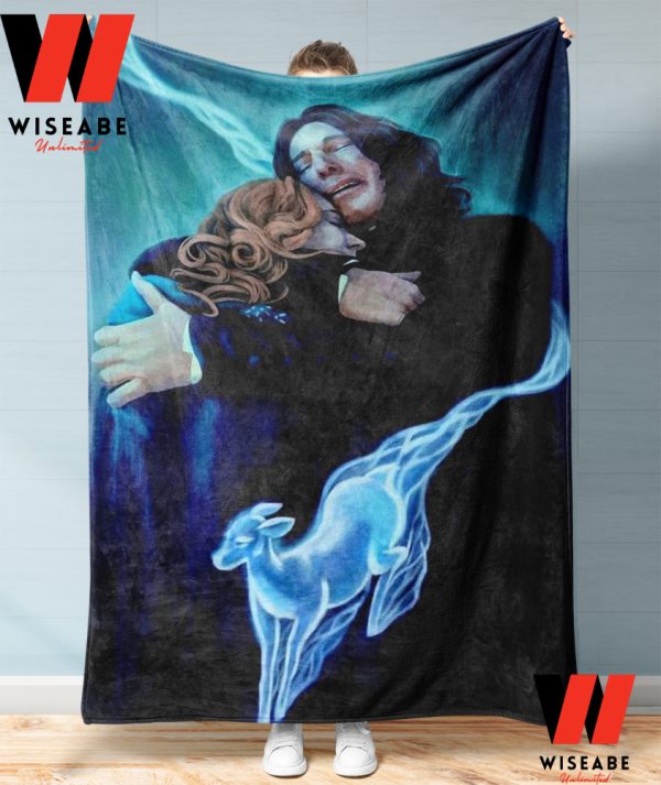 Severus Snape And Lily Potter Doe Patronus Harry Potter Blanket, Gifts For Harry Potter Fans
