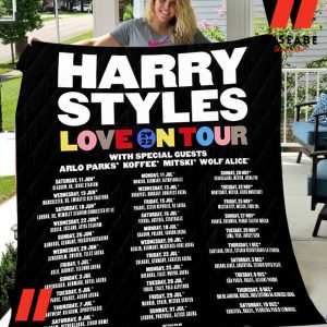 Unique Harry Styles Love On Tour 2022 Schedule Blanket