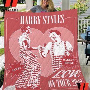 Hot Pink Harry Styles Love On Tour Blanket