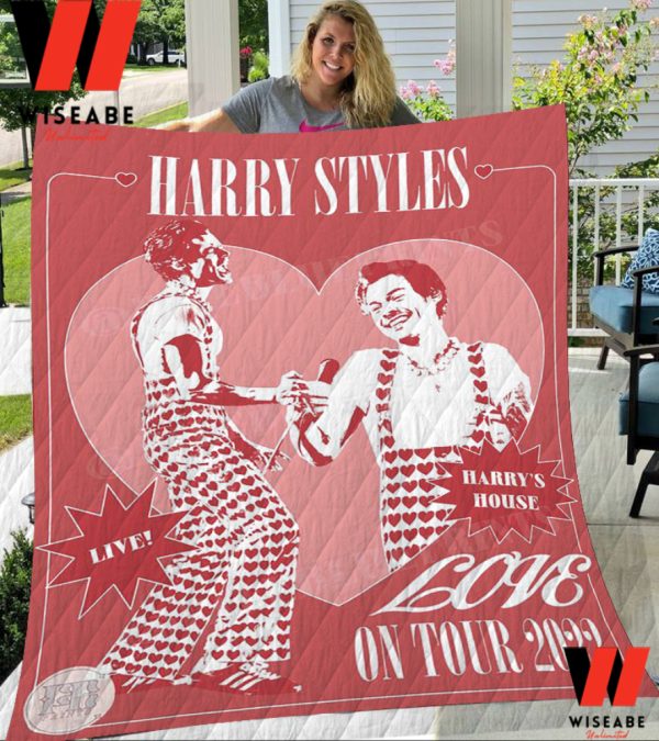Hot Pink Harry Styles Love On Tour Blanket, Harry Styles Merchandise