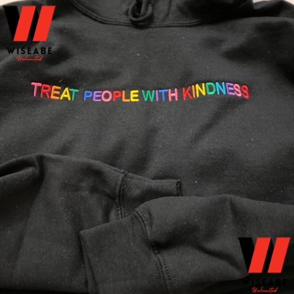 Harry Styles Colorful Treat People Like Kindness Embroidered Sweatshirt