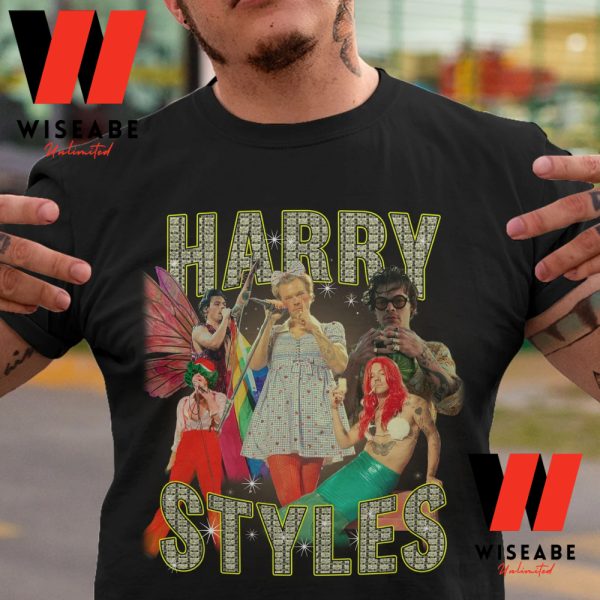 Retro One Direction Prince Harry Styles Singer T Shirt