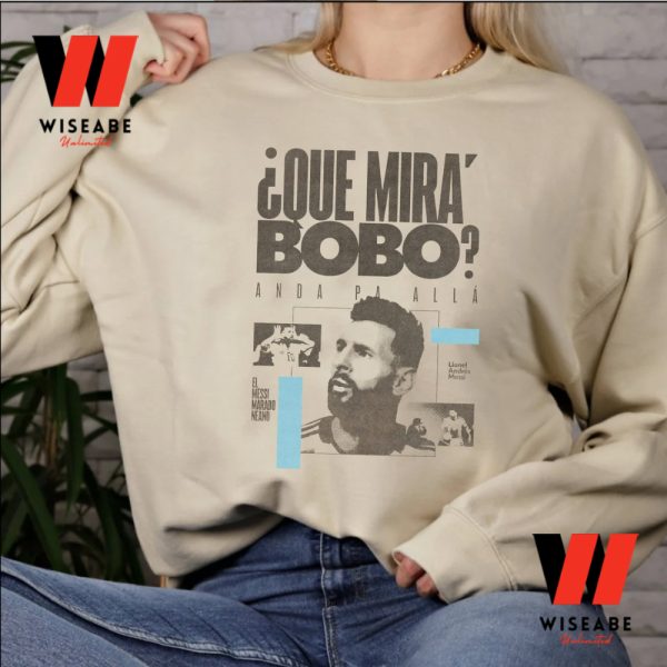 Vintage Que Mira Bobo Lionel Messi World Cup 2022 Shirt