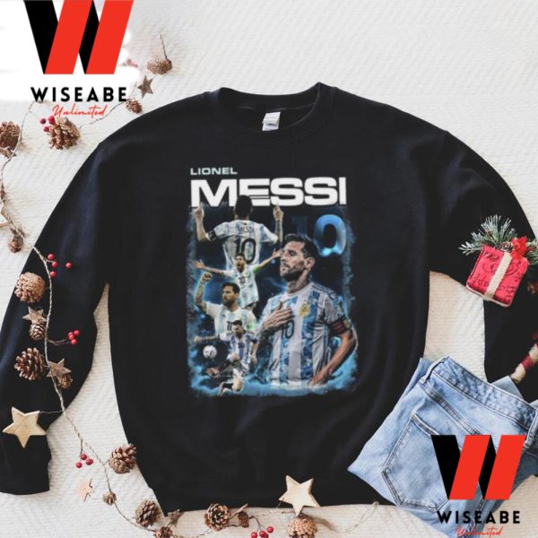 Cheap Goat Lionel Messi World Cup Champions 2022 Sweatshirt