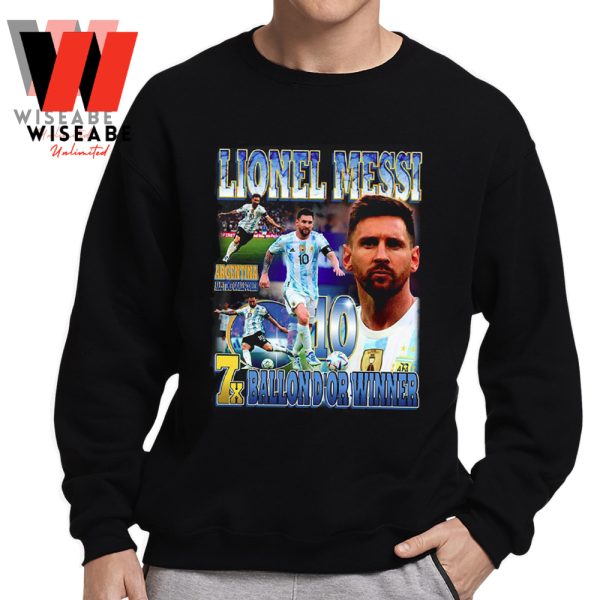 Retro Lionel Messi World Cup Champions 2022 Quatar Sweatshirt