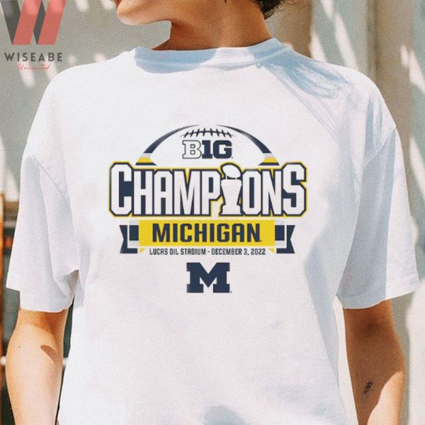 Hot Michigan Football Big 10 Championship 2022 T Shirt