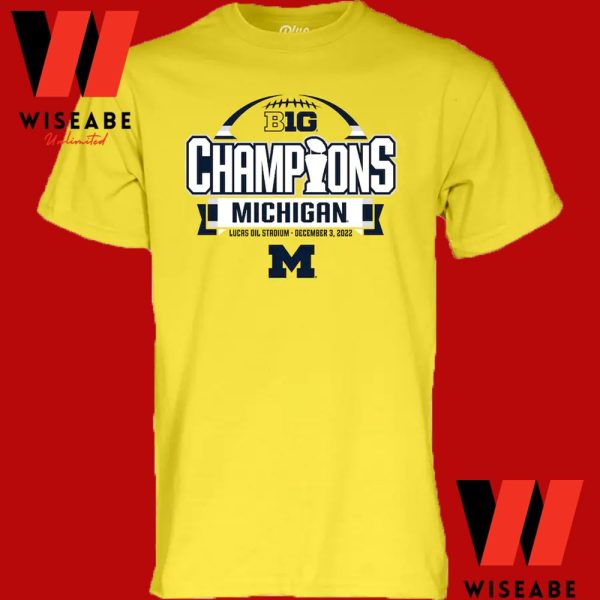 Hot Michigan Football Big 10 Championship 2022 T Shirt