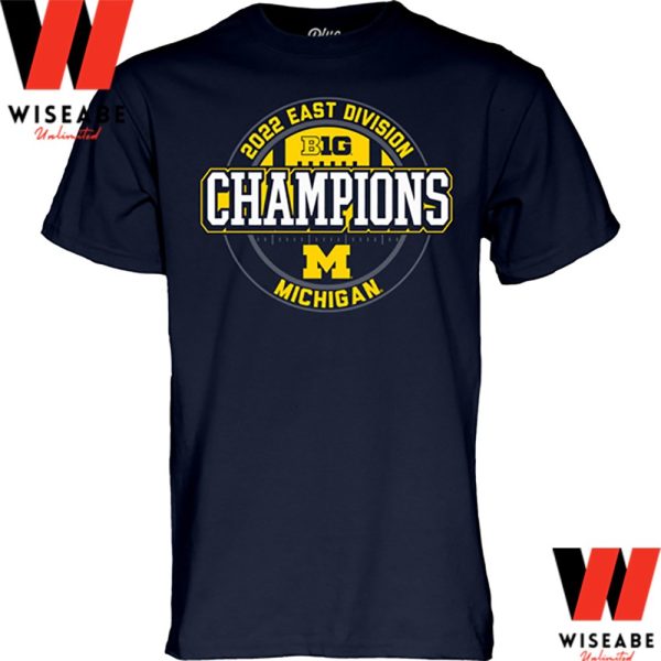 Cheap 2022 Est Division Michigan Football Big 10 Championship T Shirt