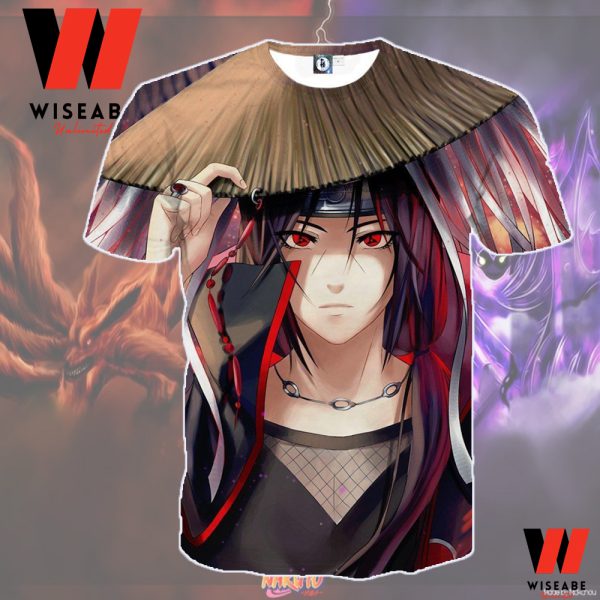 Cheap Naruto Anime  Akatsuki Itachi Uchiha T Shirt, Naruto Merchandise