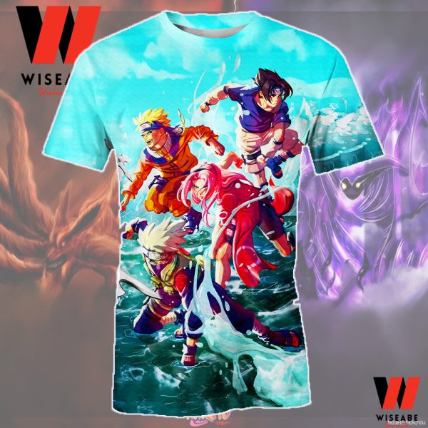 Blue Team 7 Naruto Anime Shirt, Naruto Merchandise