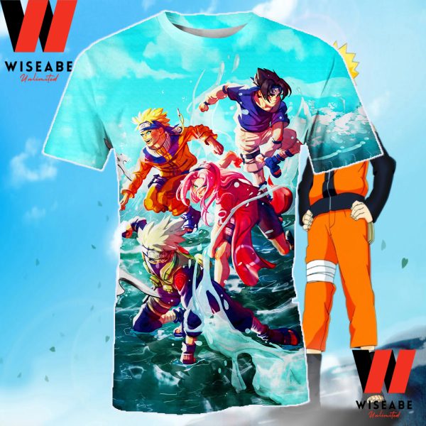 Blue Team 7 Naruto Anime Shirt, Naruto Merchandise
