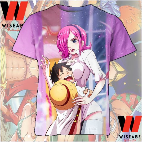 Luffy And Vinsmoke Reiju One Piece Anime Shirt, One Piece Merchandise